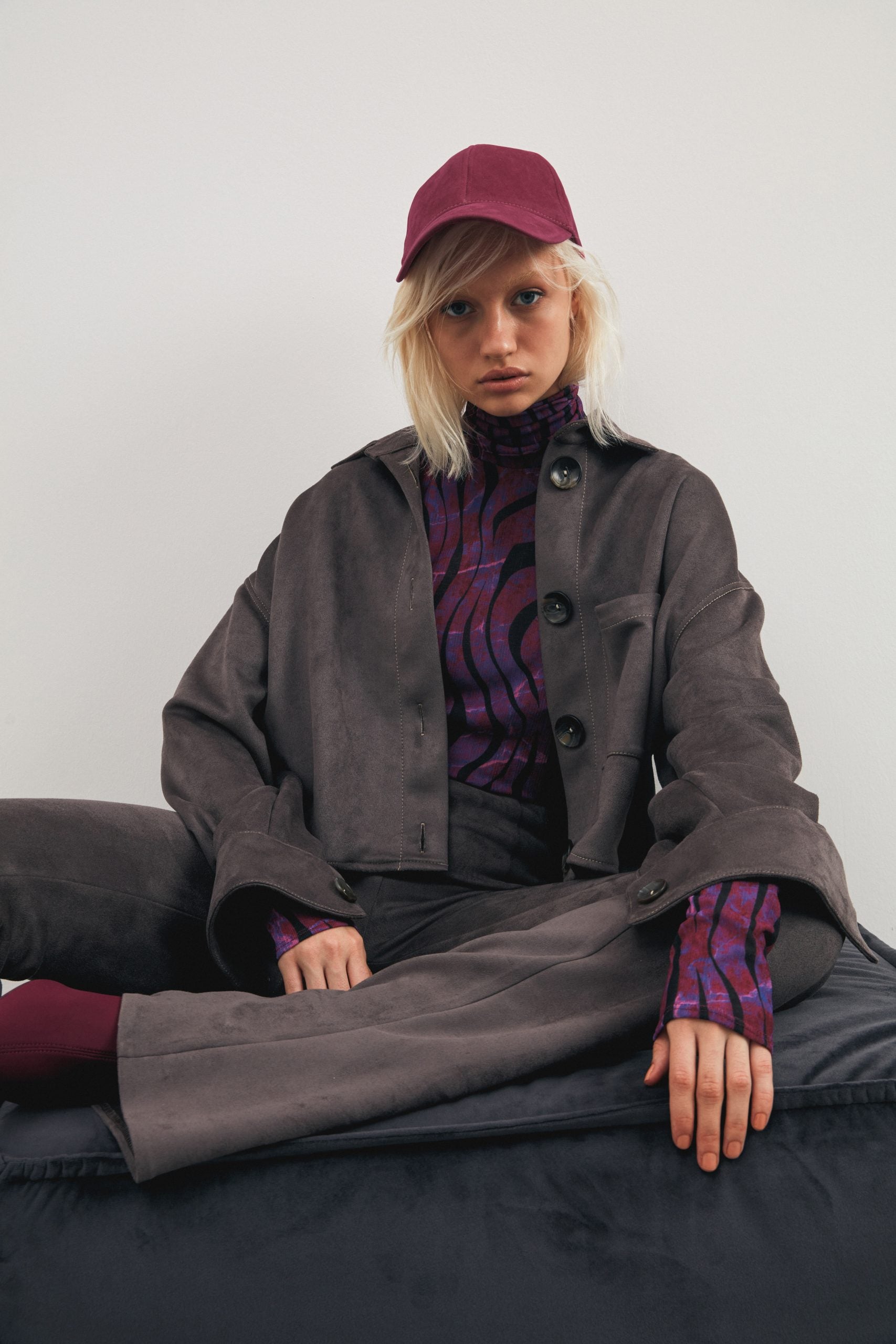 Blake Overshirt in Dark Dark Smoke