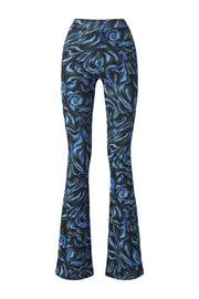 Alaia Pants in Swirls Blue